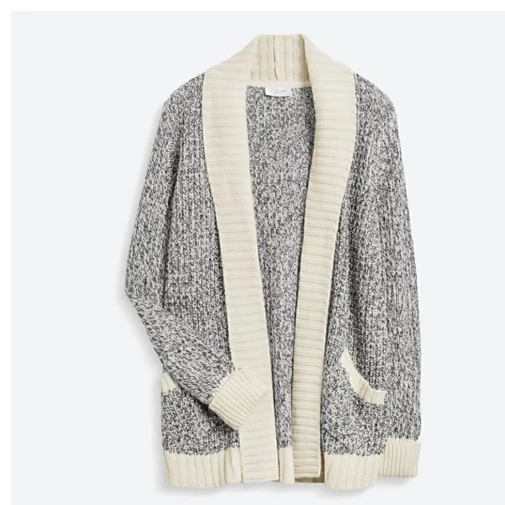 RBD Style Bailey Cardigan EUC Size M Beige & Black - Picture 1 of 3